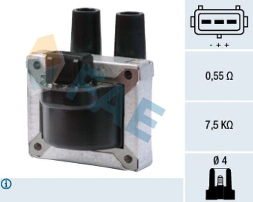 Per fae 80232 ignition coil - per,
